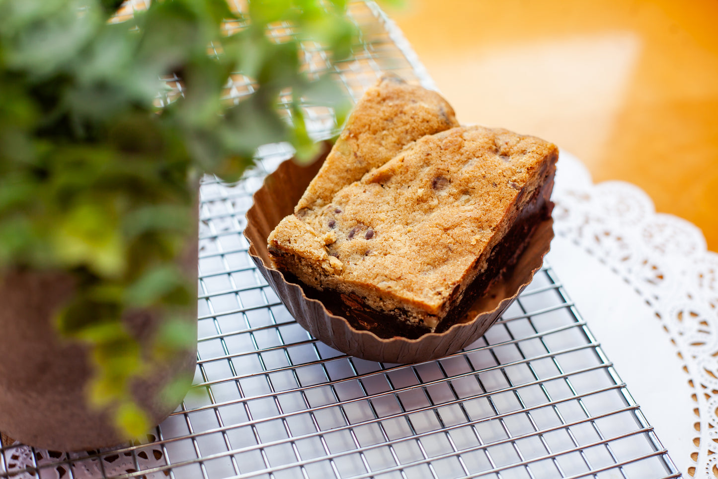 Artisanal Triple Chocolate Fudge Brownies