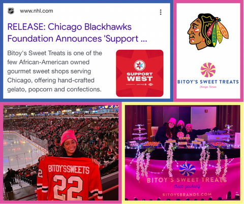 Bitoy's Sweet Treats & Chicago Blackhawks