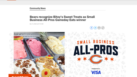 Bitoy's & Chicago Bears