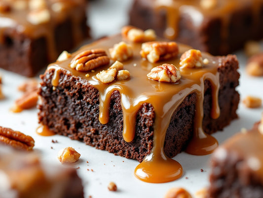 Artisanal Triple Chocolate Fudge Brownies
